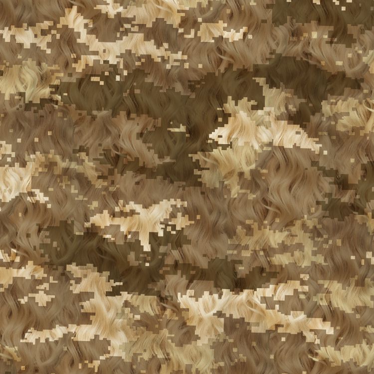 Digital Hair Camouflage
