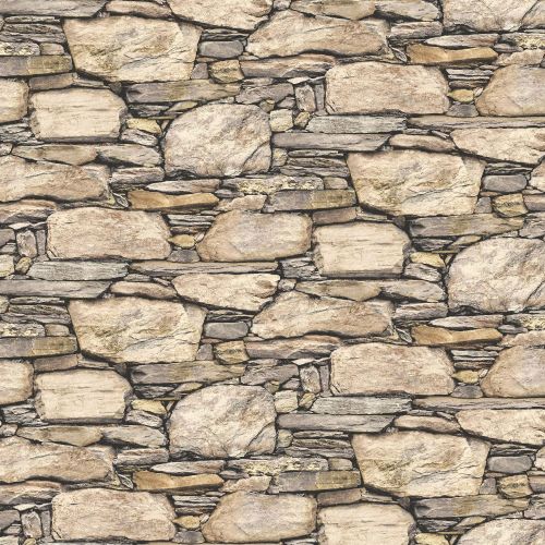 Dry Stacked Sand Stone Wall
