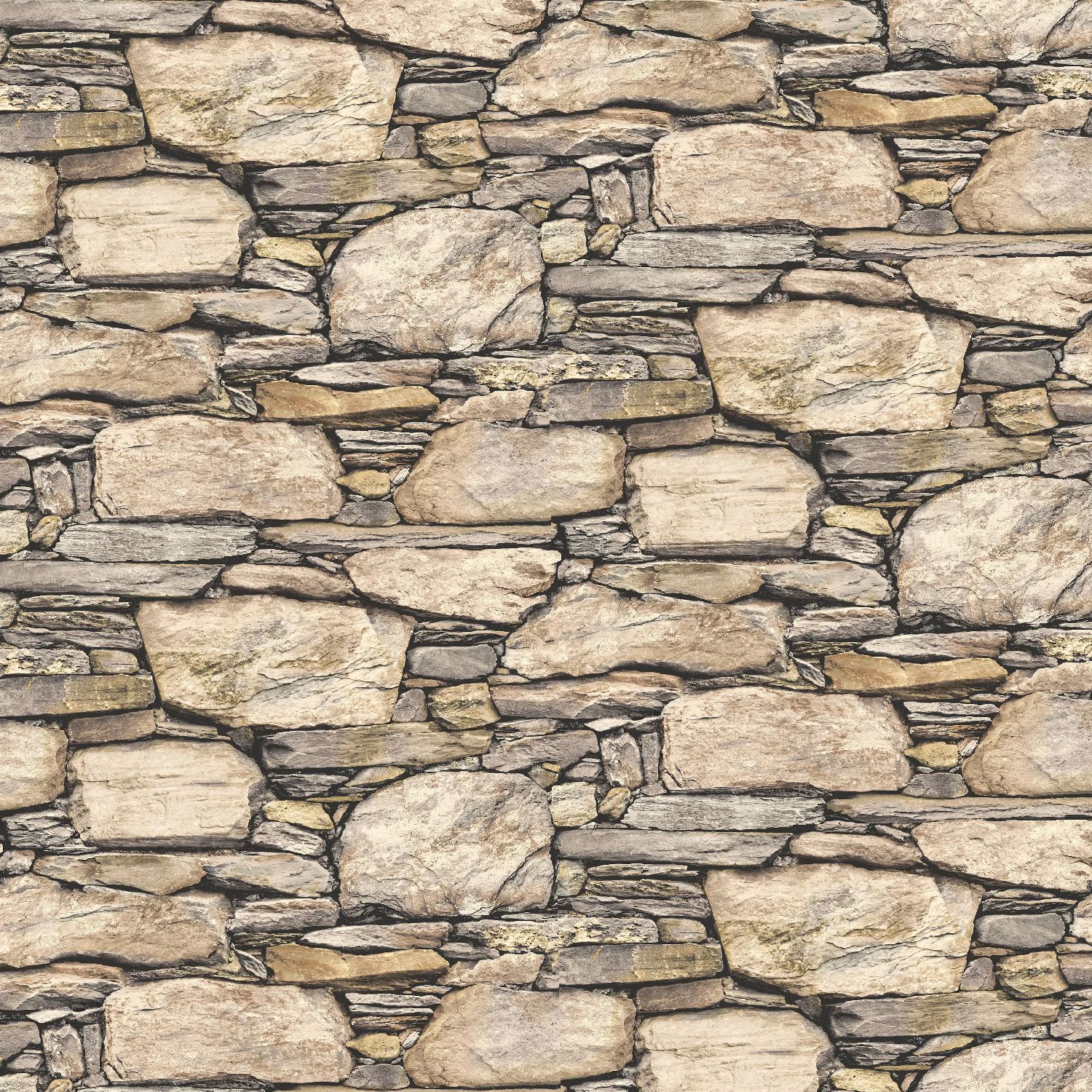 Dry Stacked Sand Stone Wall
