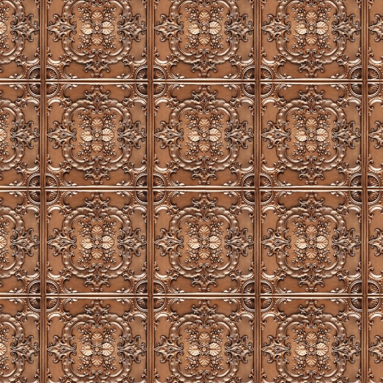Embossed Copper Panels