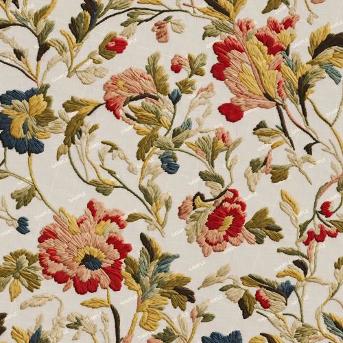 Embroidered Victorian Tapestry 43
