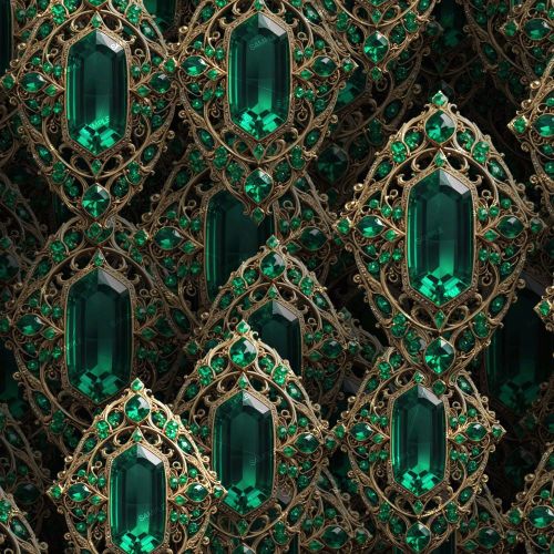 Emerald Brooch