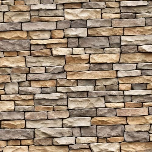 Faux Stone Wall 22