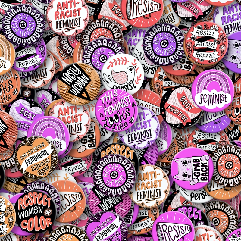 Feminist Buttons 21