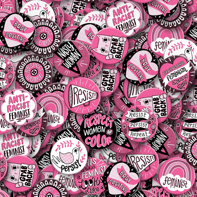 Feminist Buttons 22