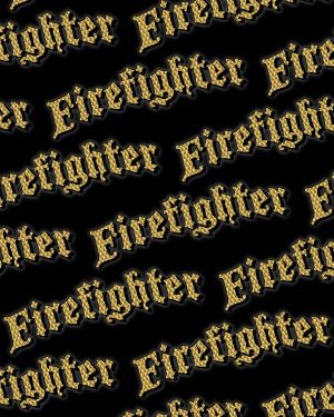 Firefighter Engine Turned Gold 23