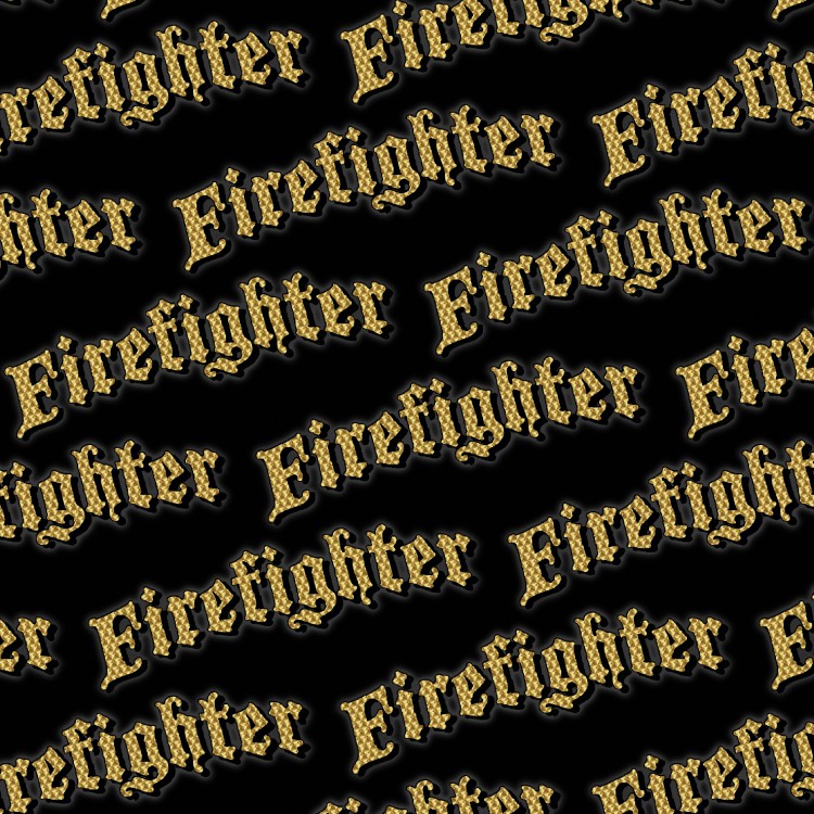 Firefighter Engine Turned Gold 23