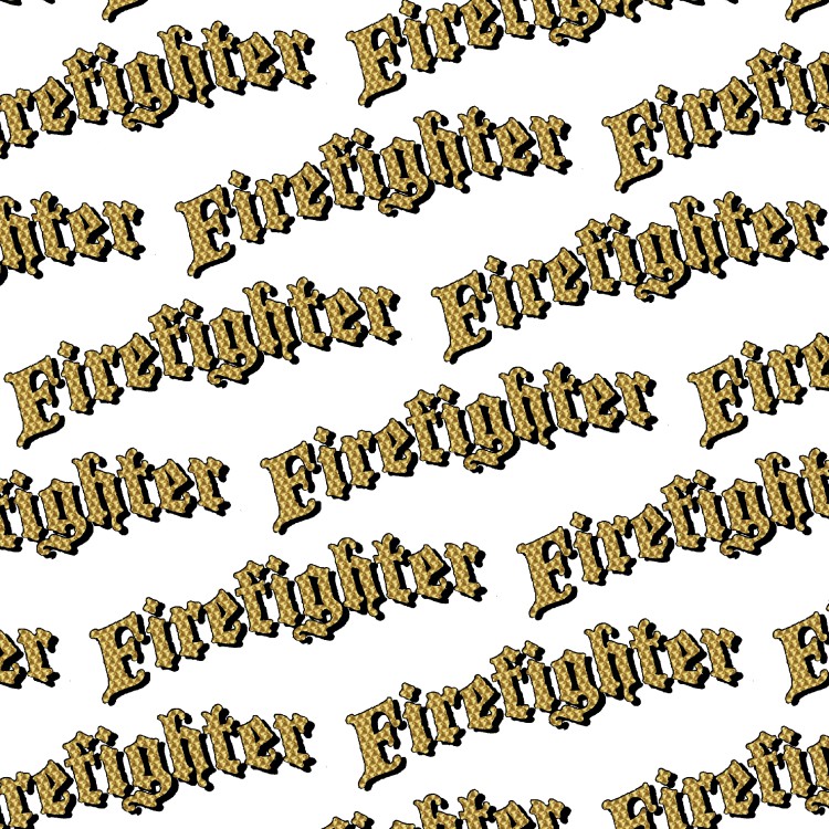 Firefighter Engine Turned Gold 24
