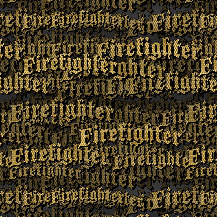 Firefighter Engine Turned Gold 27