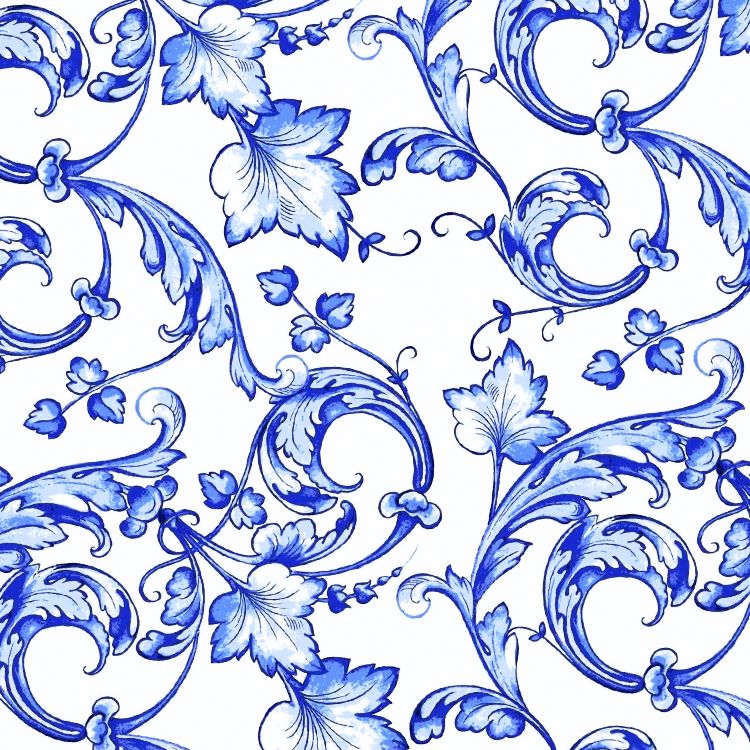Flow Blue Acanthus 22