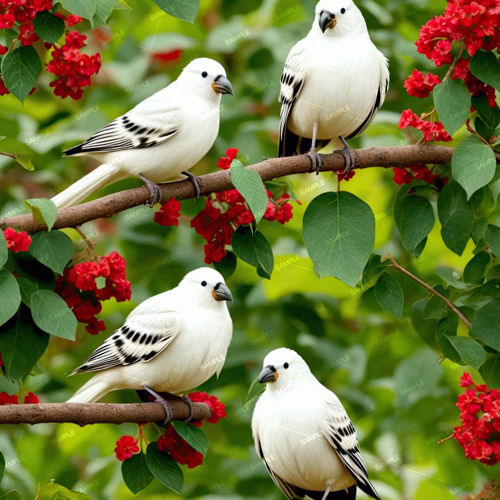 Four Birds in a Bush
