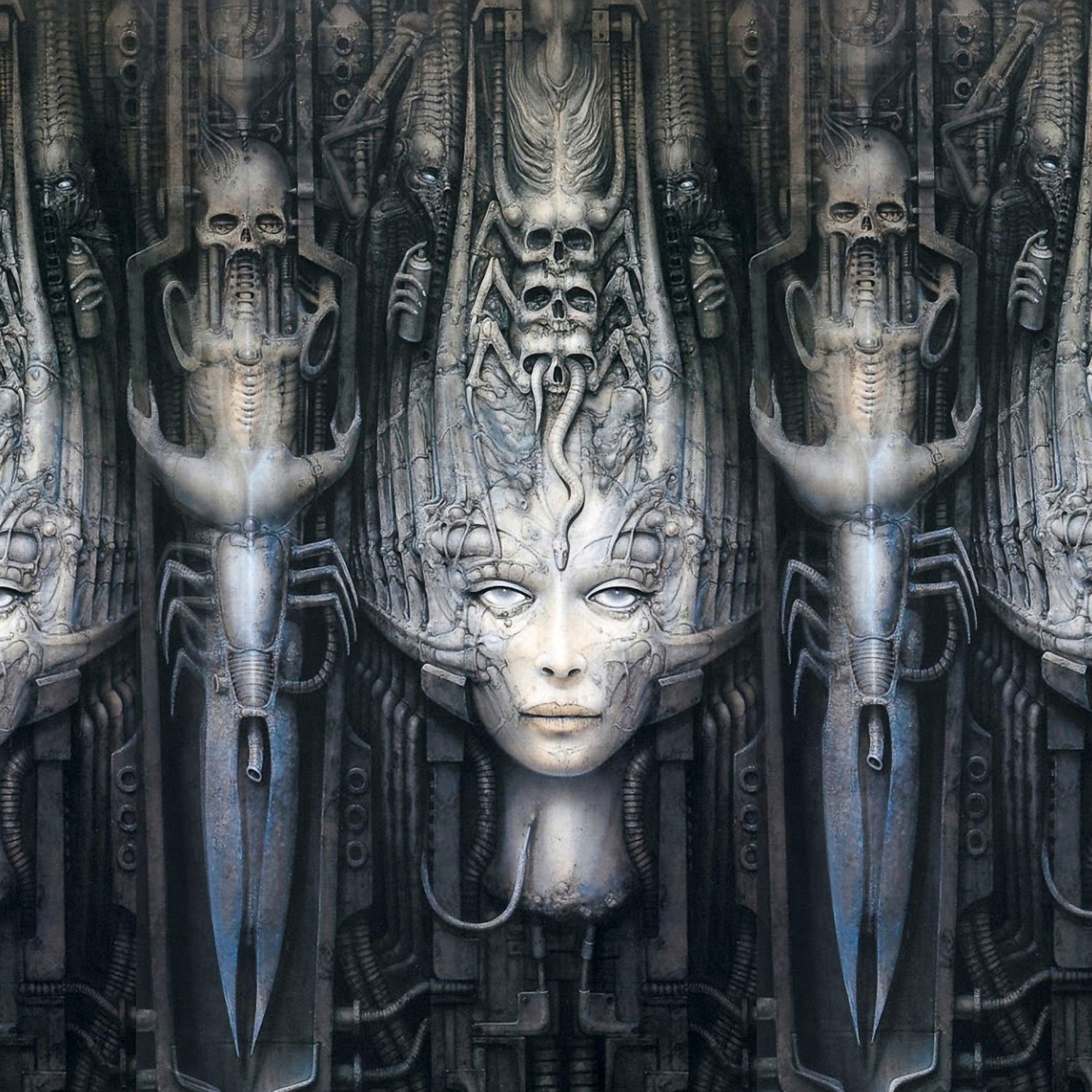 Giger Face Wall XVII