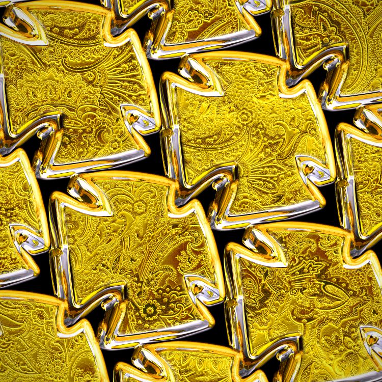 Gold Maltese Cross