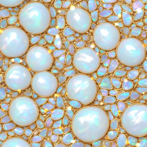 Gold Mounted Opals