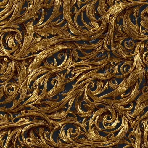 Golden Rococo Scrollwork