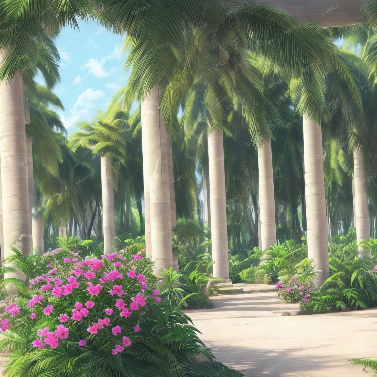 Greek Portico Garden 44