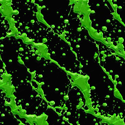 Green Paint Spatter 42