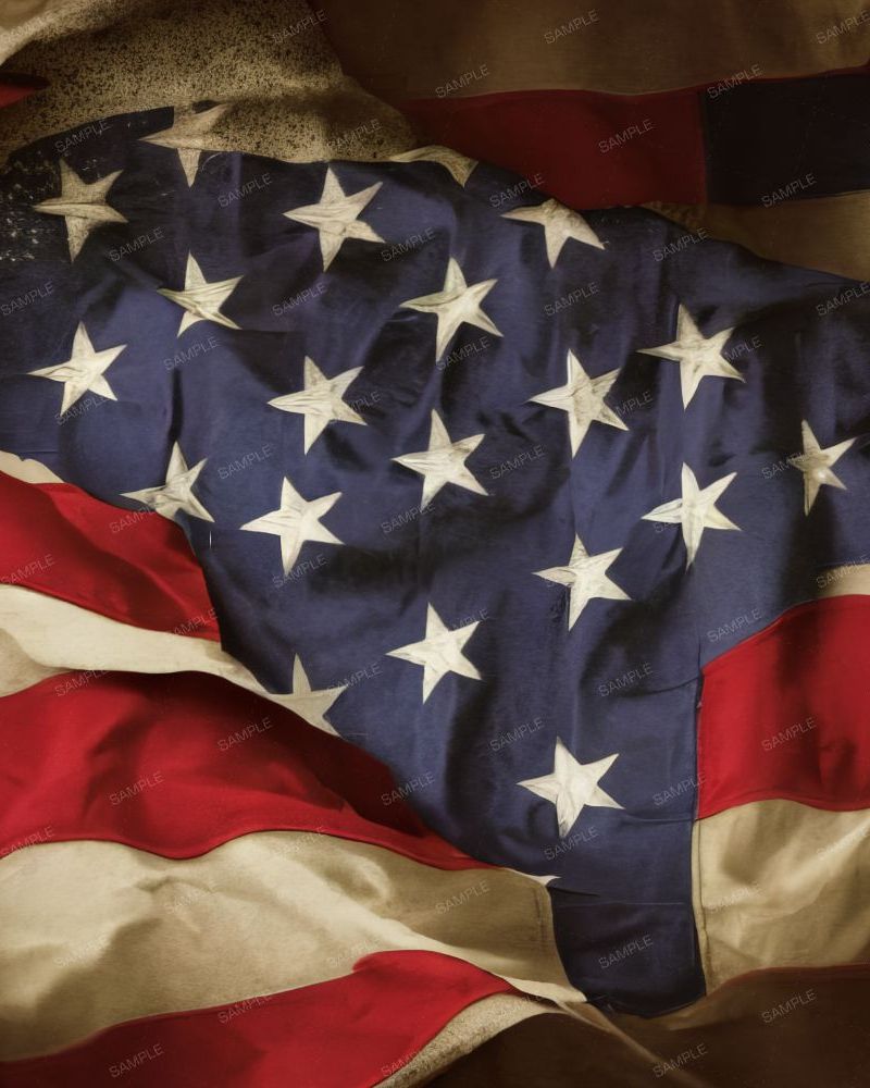 Grunge US Flag 57