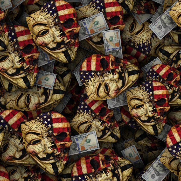 Guy Fawkes Constitutional Skulls 24
