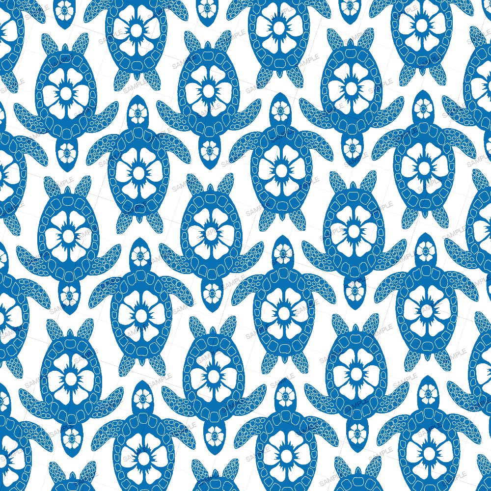 Hawaiian Sea Turtles Pattern