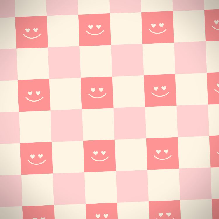 Heart Eyes Checkerboard