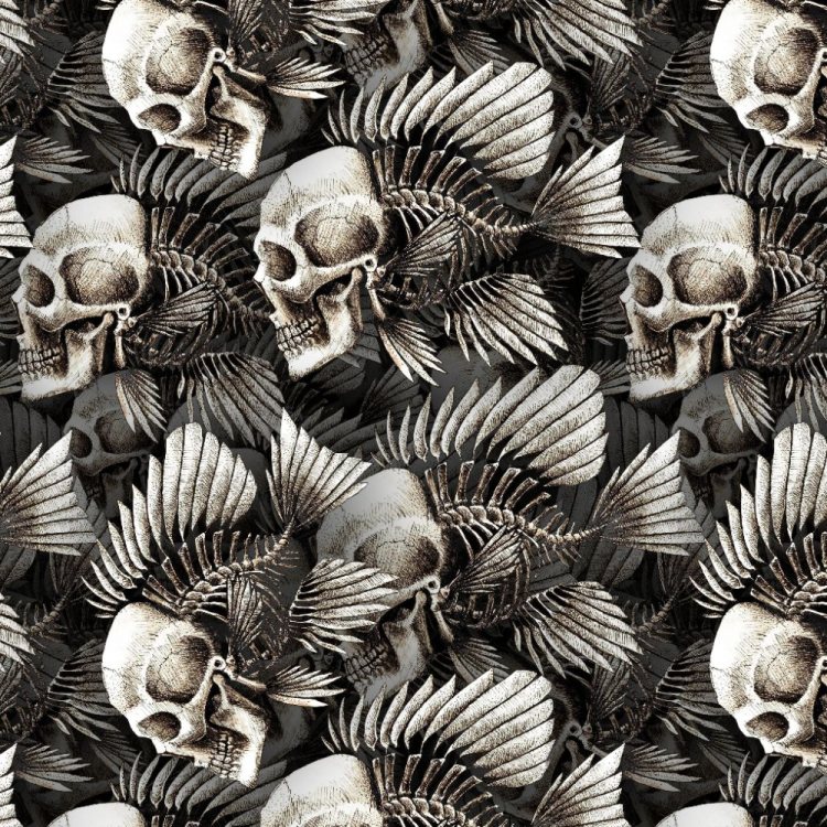 Human Skull Fish
