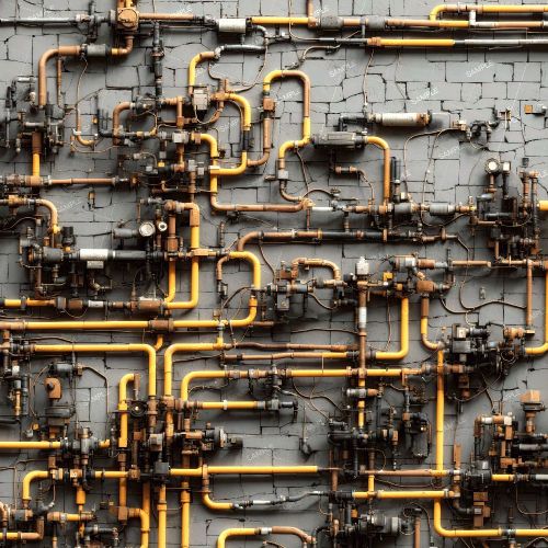 Industrial Pipe Mosaic 42