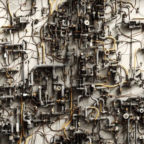 Industrial Pipe Mosaic 43