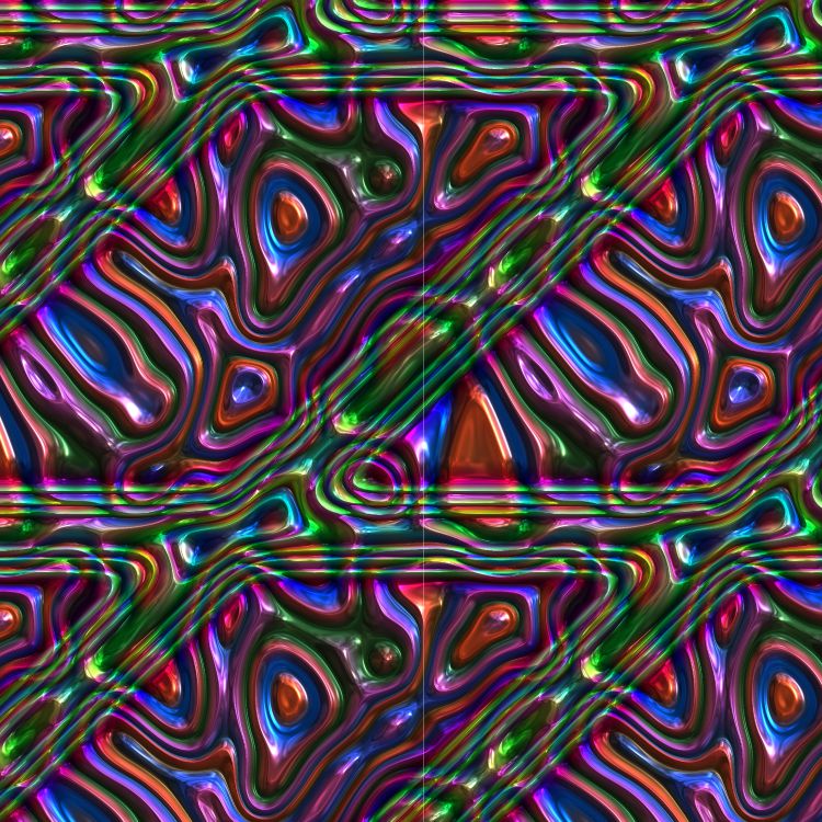 Iridescent Crosshatch