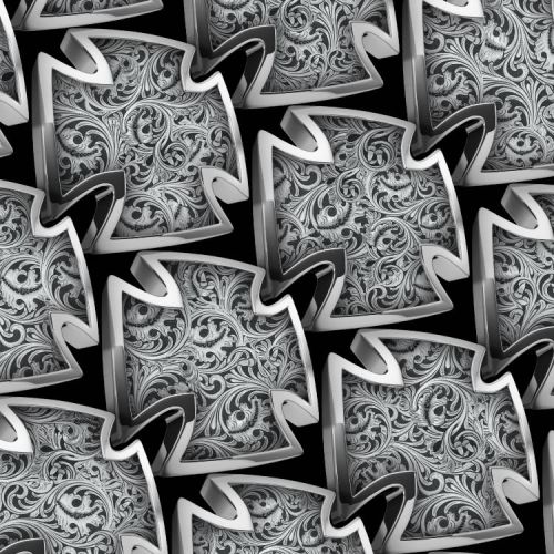 Iron Cross Engraved 22