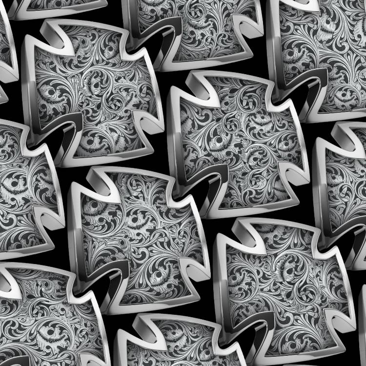 Iron Cross Engraved 22