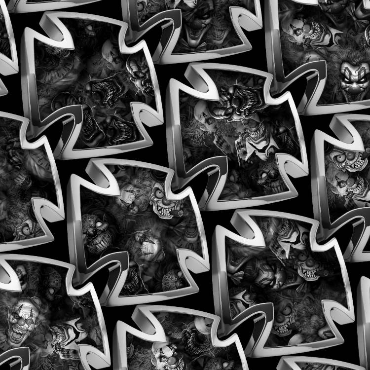 Iron Cross Mask Evil Clowns