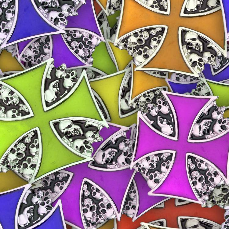 Iron Cross Skulls 28