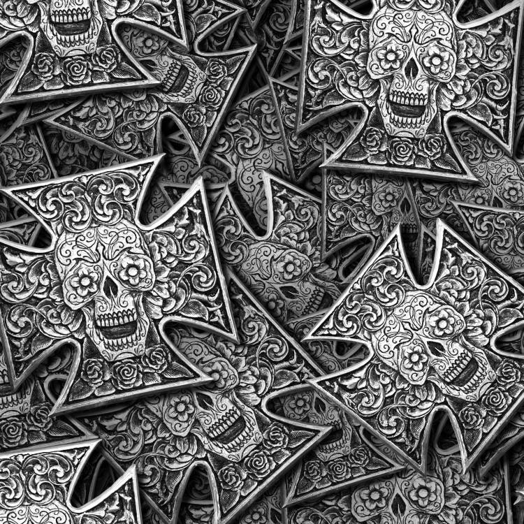 Iron Cross Sugar Skulls 23