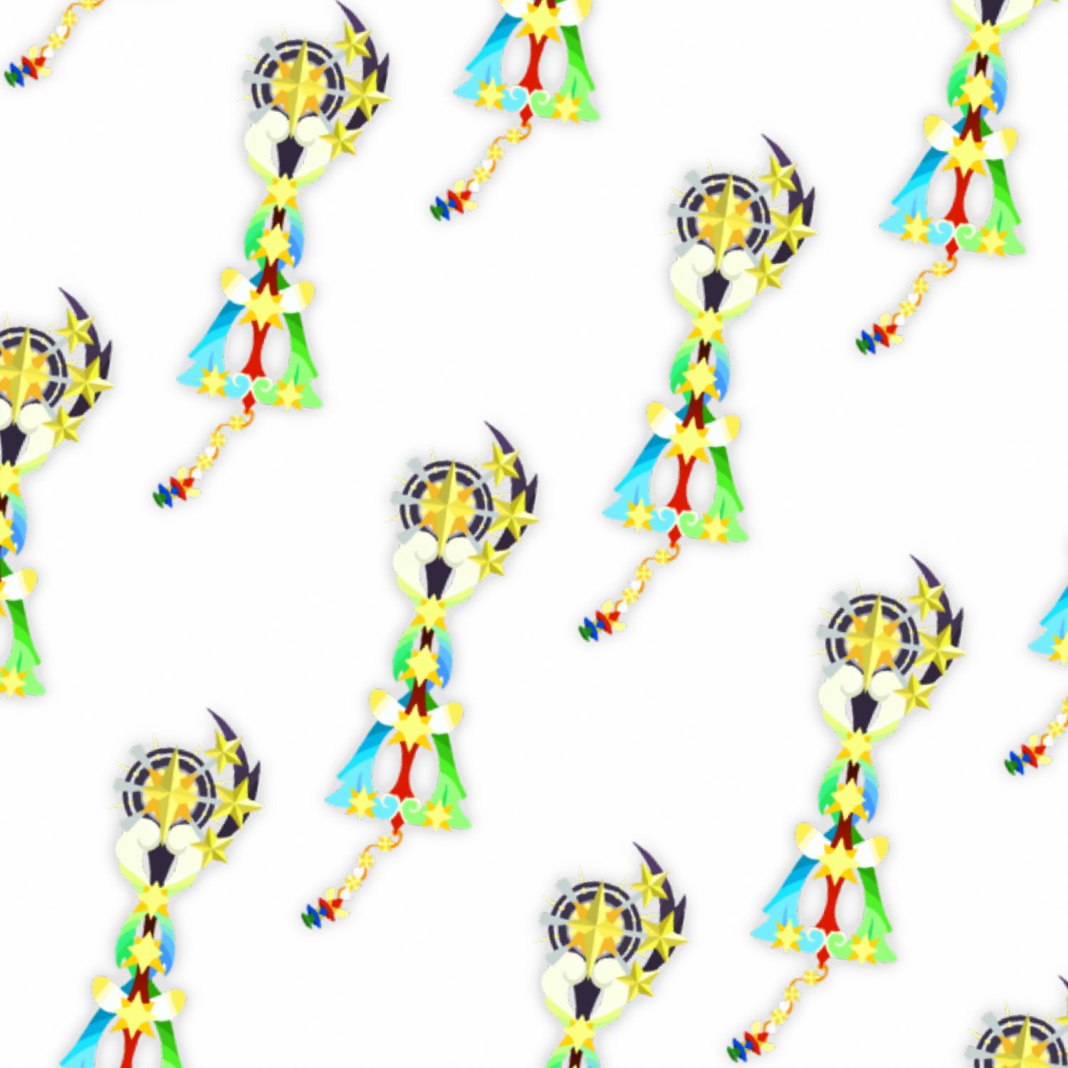 Kingdom Hearts Fairy Stars Keyblade 22