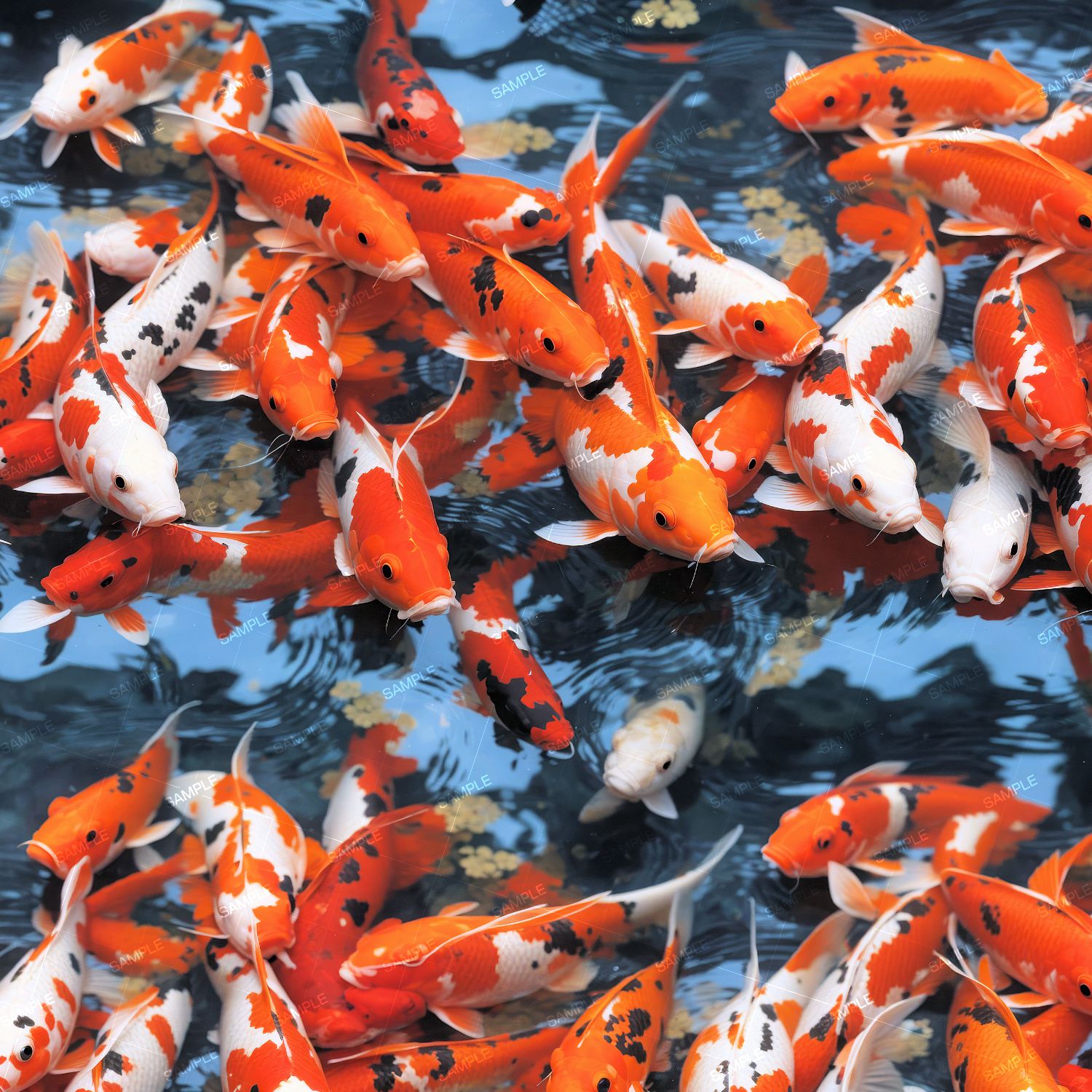 Koi Feeding