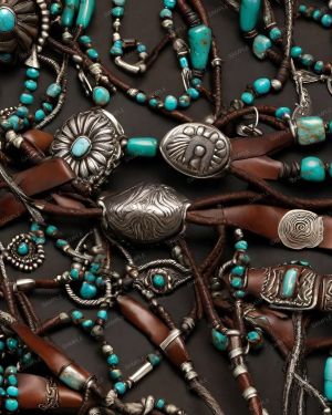 Leather and Turquoise Rodeo 44