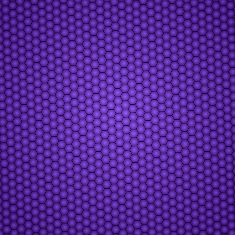 Lighted Purple Honeycomb 24