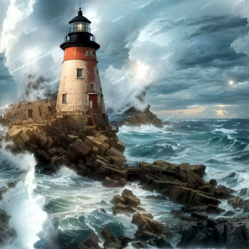 Lighthouse After the Storm