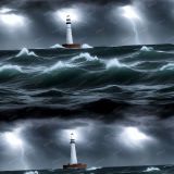 Lighthouses-in-a-Stormy-Sea