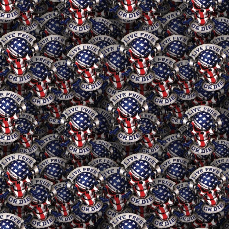 Live Free or Die Skulls 23