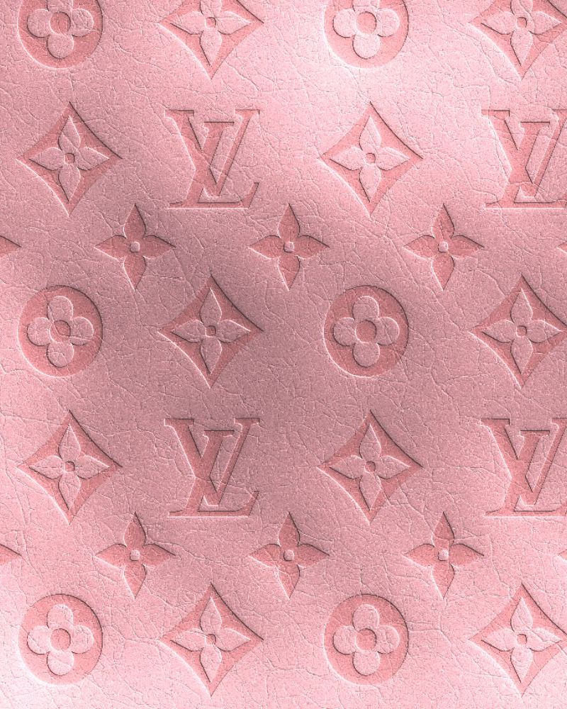 Louis Vuitton Pink Embossed Leather 22