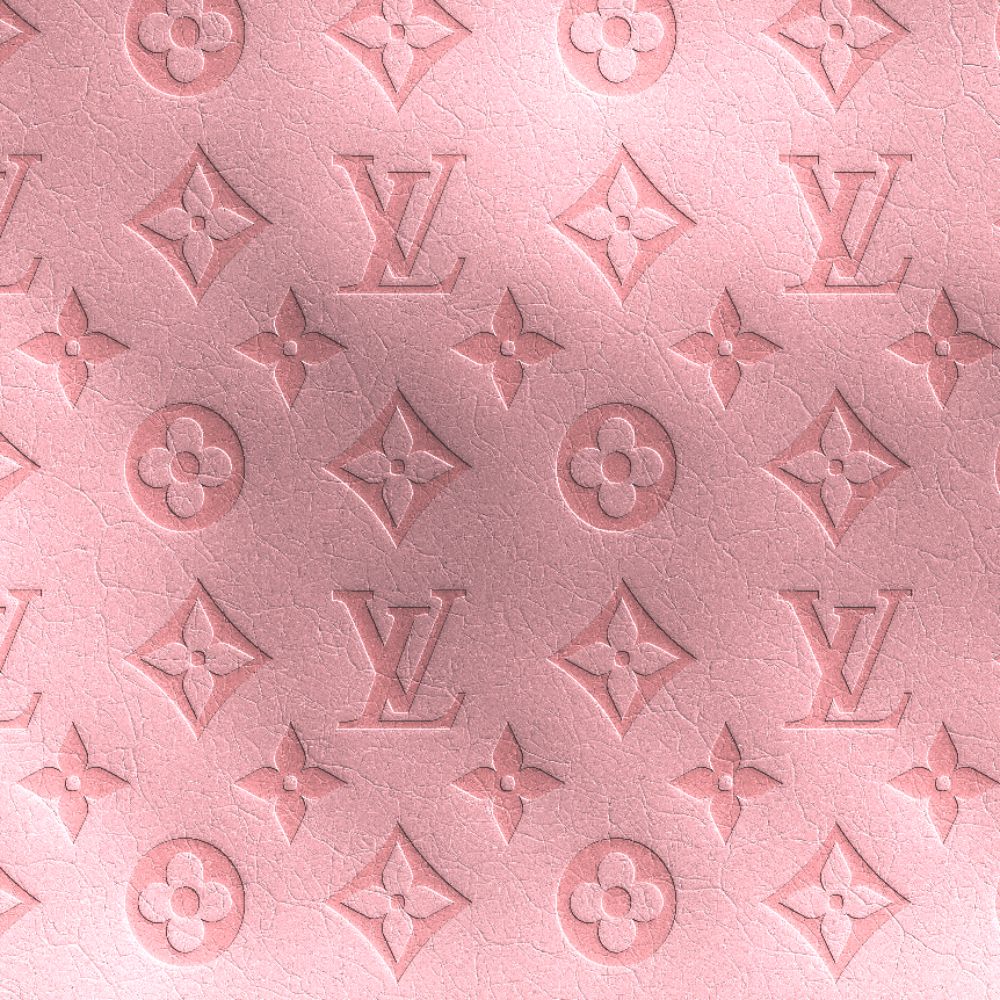 Louis Vuitton Pink Embossed Leather 22