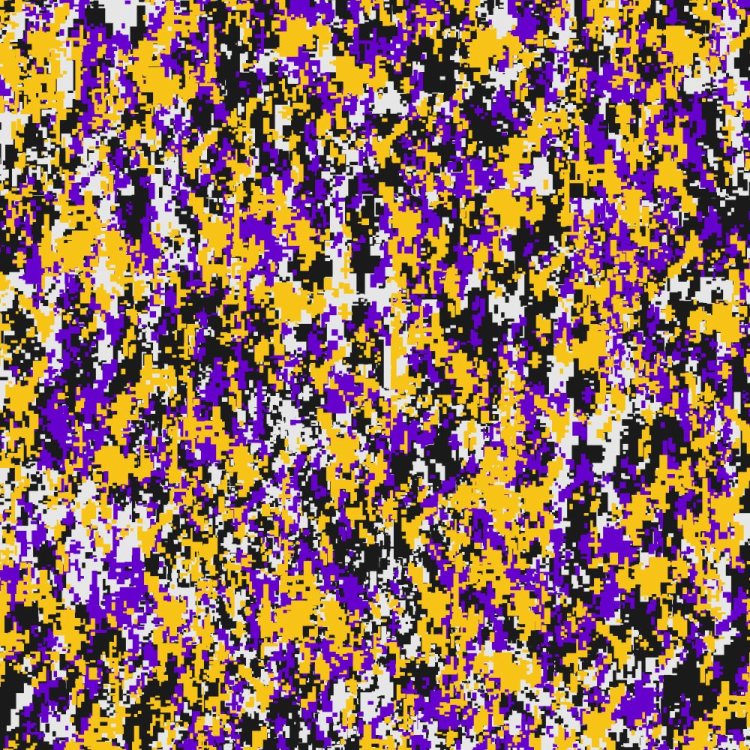 Louisiana State University Purple & Yellow Digital Camouflage