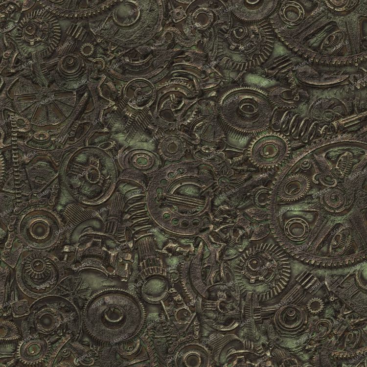 Rusty Steampunk Gears 44