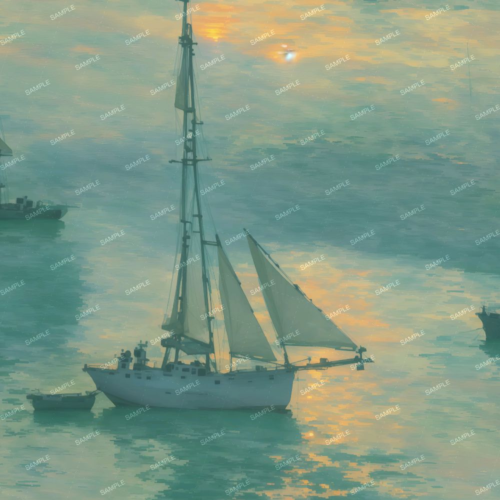 Marine Sunrise Claude Monet
