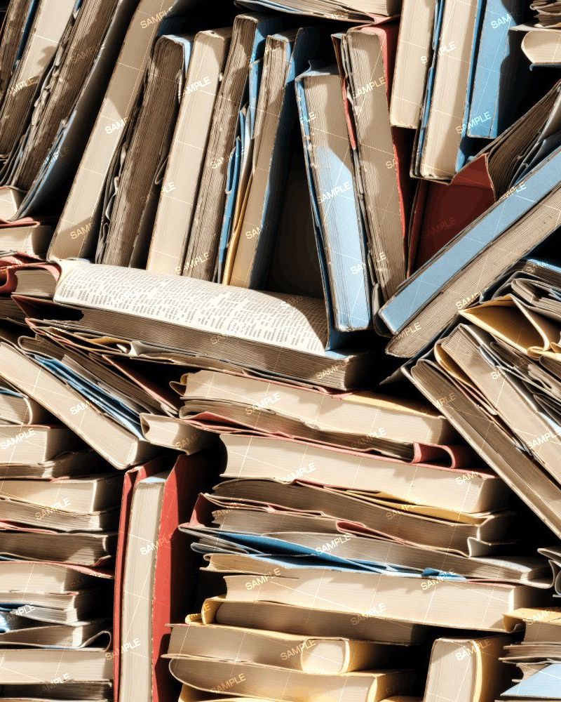 Messy Book Stack