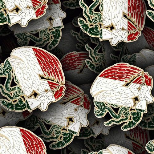 Mexican Flag Emblem