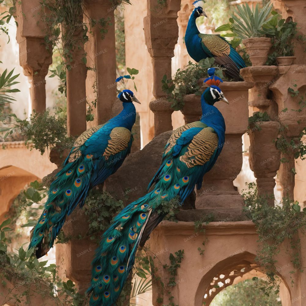 Morracan Peacock Garden 42