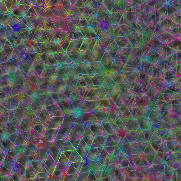 Neon Cube Clusters 25